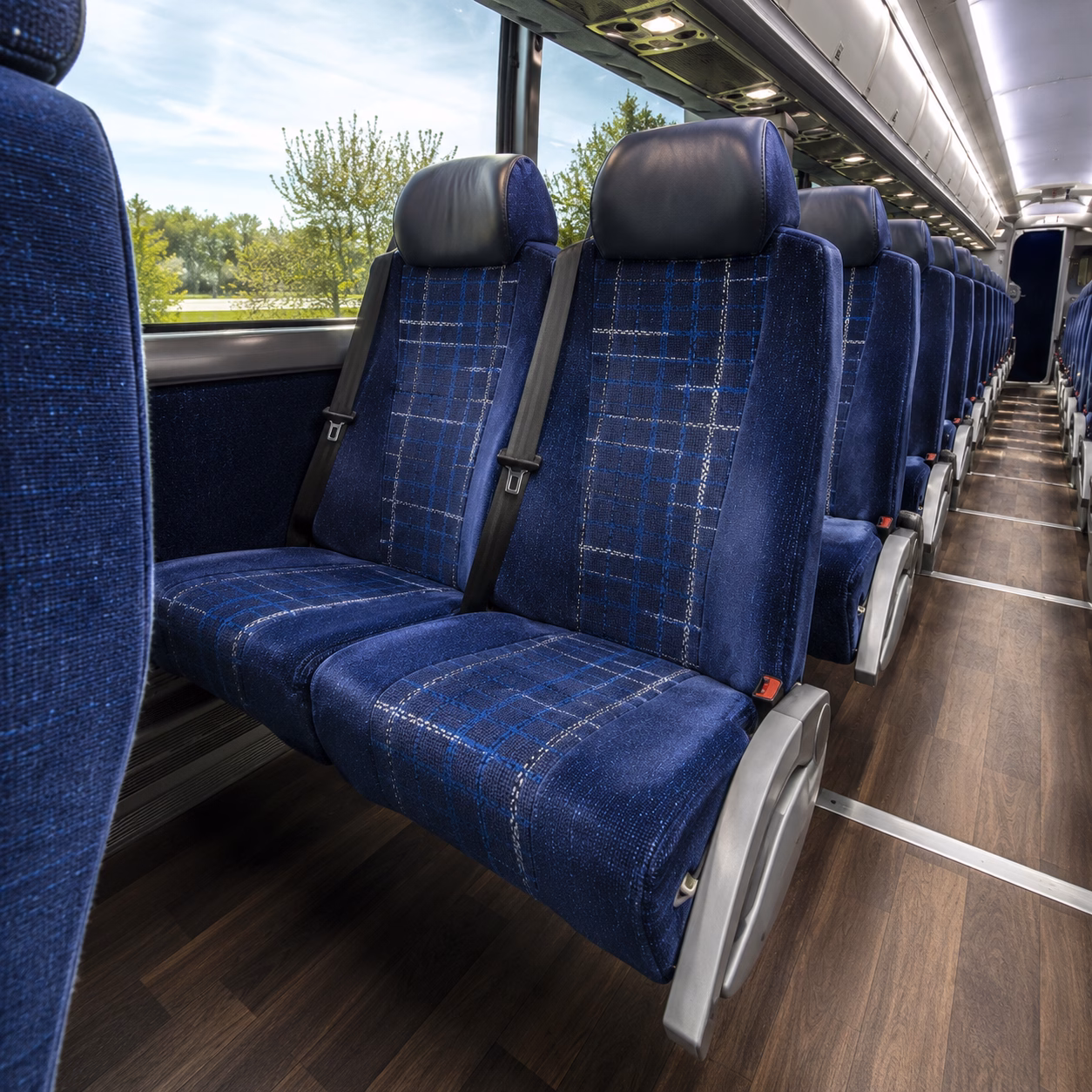how the type of bus changes the price in trenton new jersey