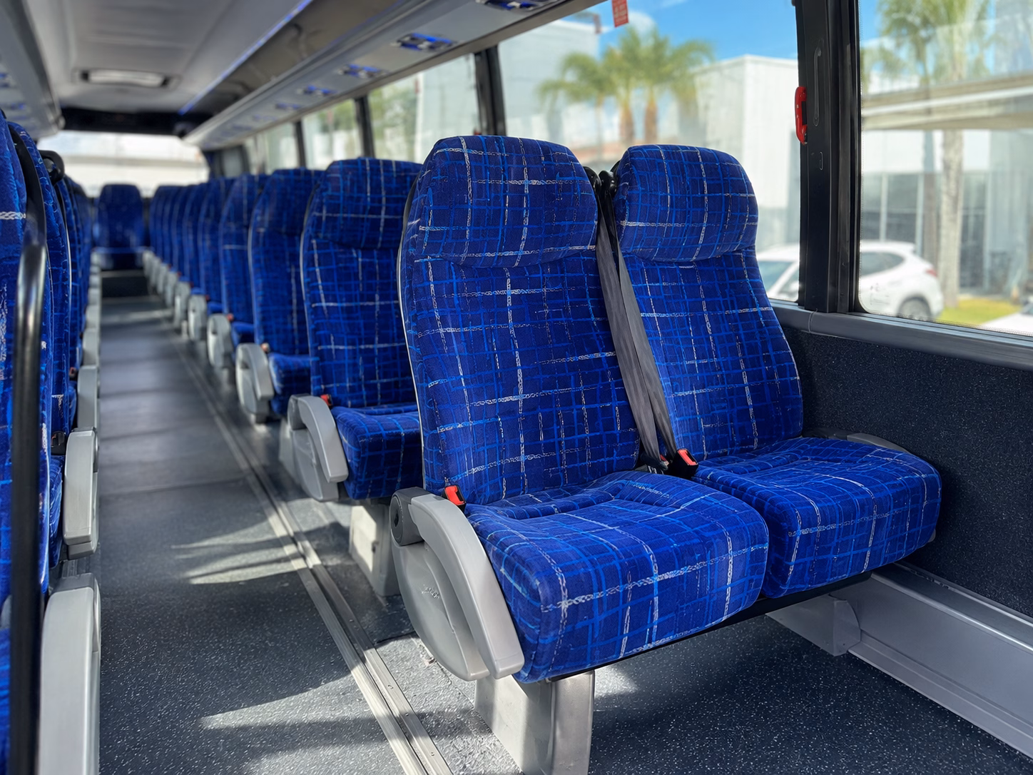 trenton charter bus interior