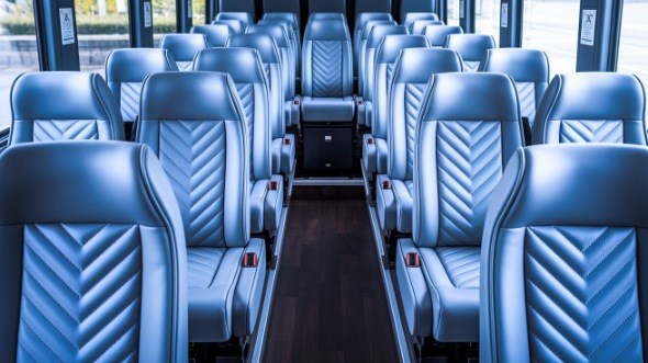 trenton 15 passenger minibus interior