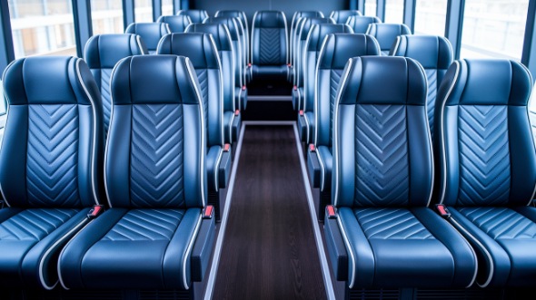 trenton 18 passenger minibus inside