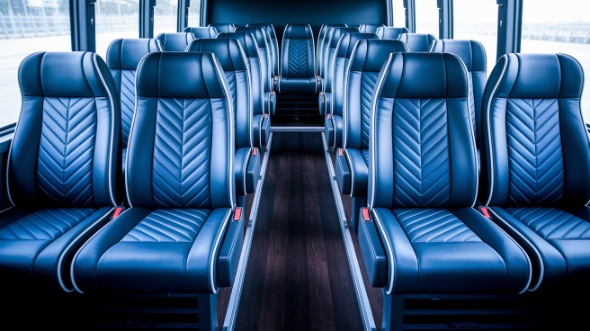 trenton 20 passenger minibus inside