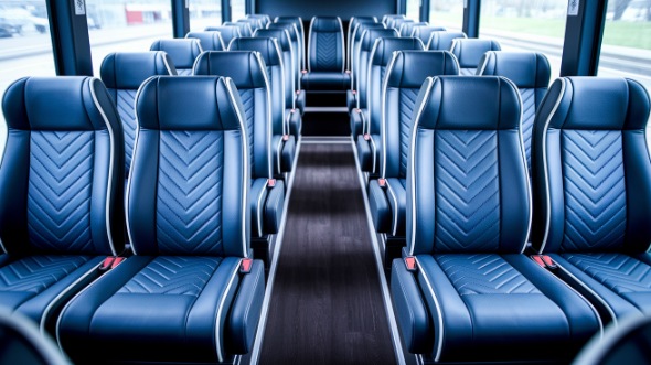 trenton 25 passenger minibus inside