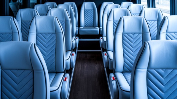 trenton 25 passenger minibus interior