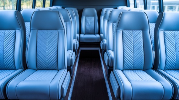 trenton 28 passenger minibus inside