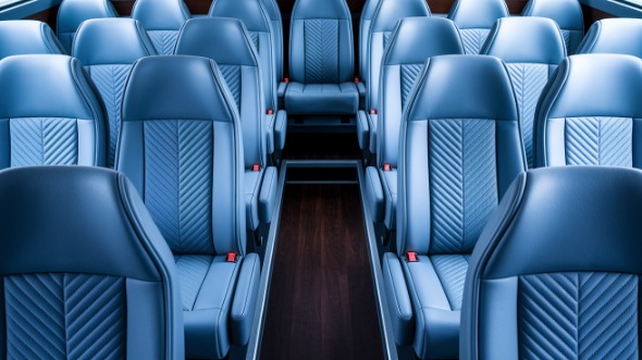 trenton 28 passenger minibus interior