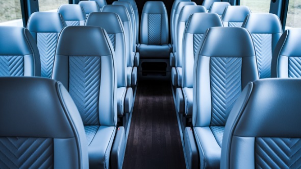 trenton 30 passenger minibus interior