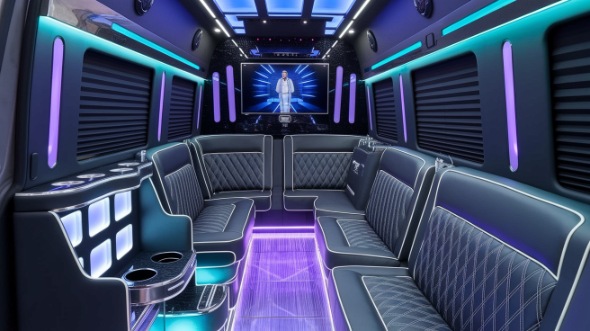 trenton party bus rental inside