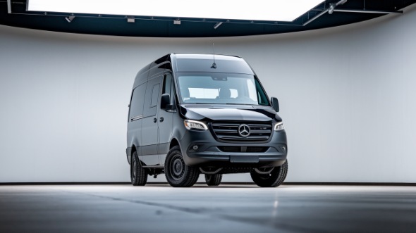 trenton sprinter van with driver